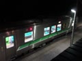 函館本線　比羅夫駅　小樽行き到着～発車