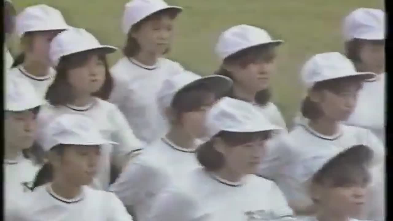 【運動会】ブルマ**集団の大行進