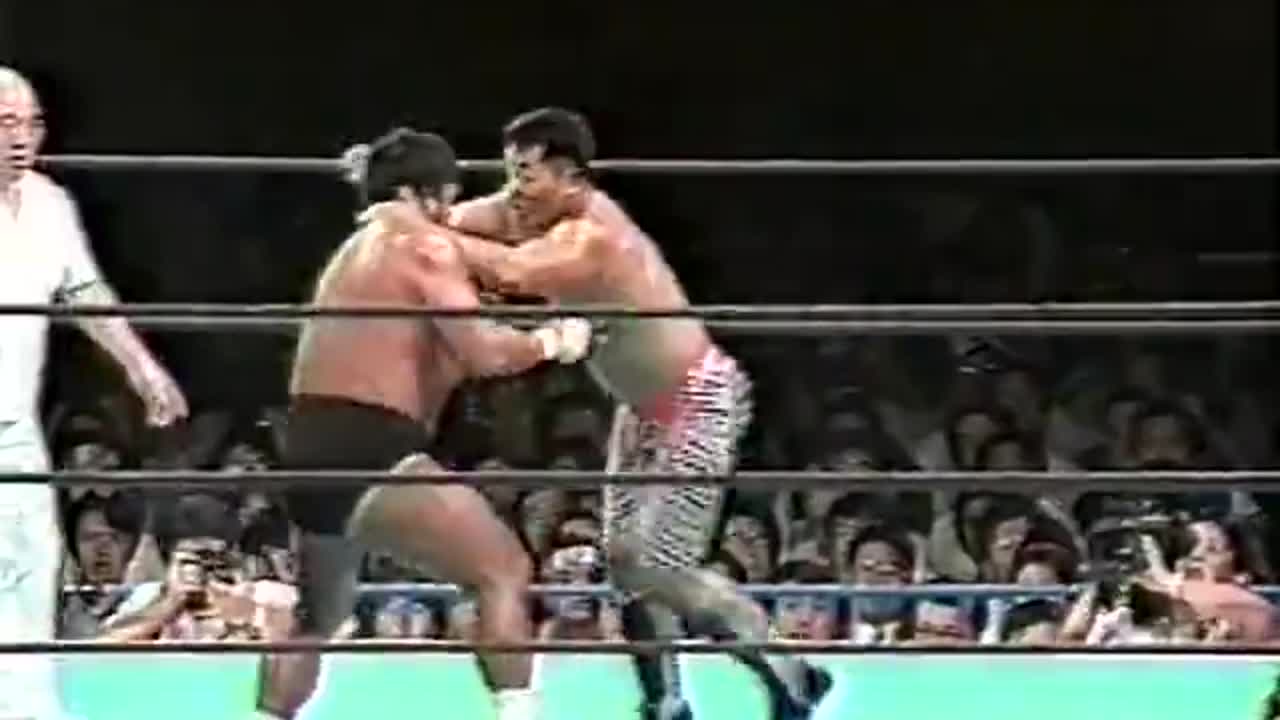 H264 新日本プロレス対UWF 長州力VS安生洋二 640x480 - FC2 Video